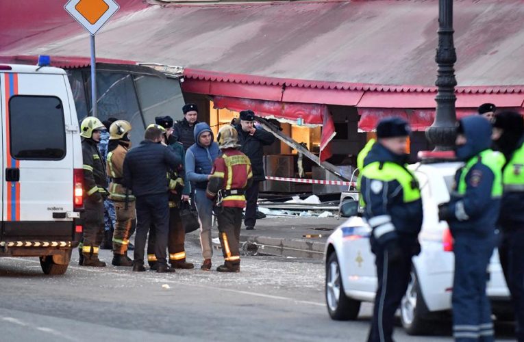 Russian authorities detain suspect over St. Petersburg cafe blast | Noticias Tech y Ciencia Actualizadas